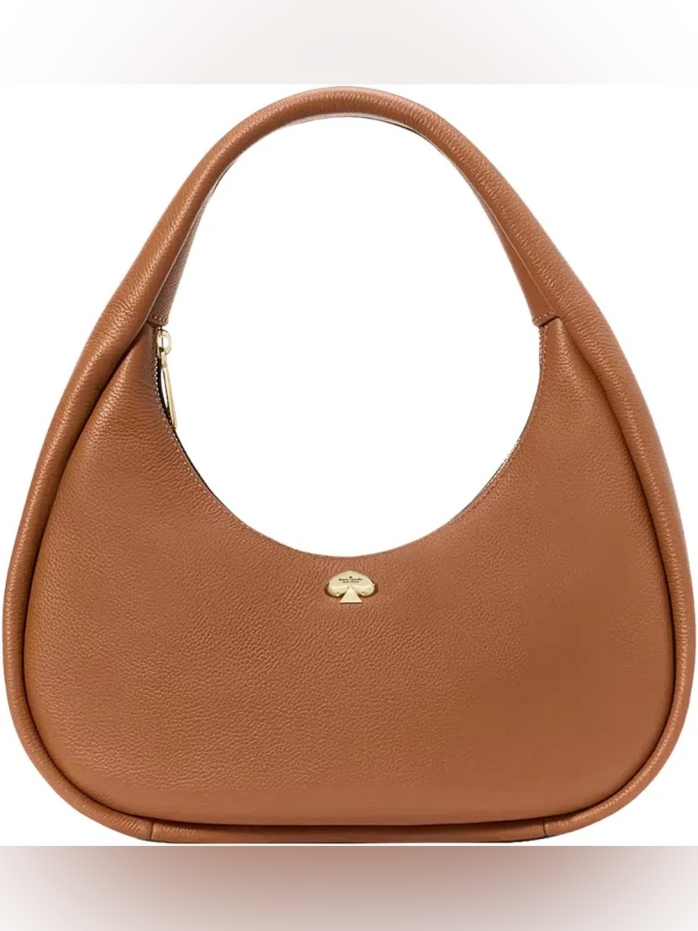 NWT Kate Spade Large Kayla Crescent Leather Shoulder Bag